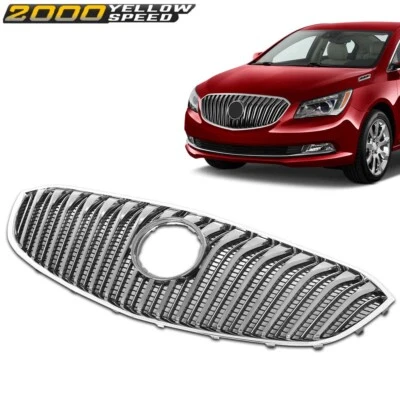 Front Bumper Grille Upper Grille Chrome Fit For Buick Lacrosse 2014-2016 New - Image 1 of 4