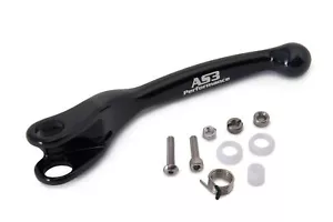 AS3 PERFORMANCE FACTORY SERIES FLEXI LEVERS REPLACEMENT CLUTCH LEVER BLACK - Picture 1 of 1