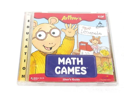 Arthur's Math Games The Learning Company, PC, 1999 Win/98/95/NT 4.0 cd rom - Image 1 of 4