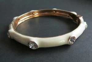 Casa rodante Premier Designs pulsera brazalete de acento cristal crema Brulee nuevo $39 - Imagen 1 de 5