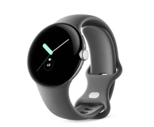 Google GA03305-US Pixel Watch Montre connectée en acier inoxydable argenté 41 mm avec - Photo 1 sur 2