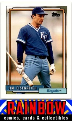 1992 Topps #469 Jim Eisenreich Micro - Image 1 of 2