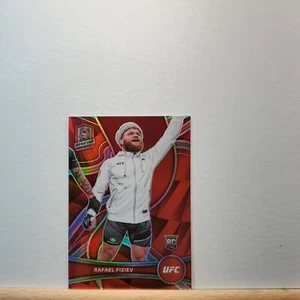 2022 Panini Chronicles UFC Rafael Fiziev Spectra RED Prizm 024/199 RC # 384 - Picture 1 of 3