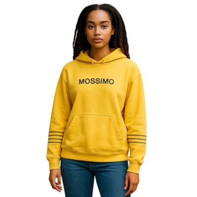 Mossimo Sudadera con Capucha Mujer Talla Grande Amarillo y Azul Marino’s Foto 1 de 4
