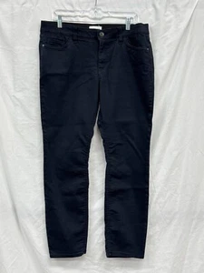 Liz Claiborne Womens Classic Skinny Jeans Size 12 Dark Wash Black Denim Casual - Picture 1 of 9