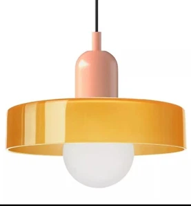 Hanging Light Fixture Glass Pendant Lights Fixture Mid Century Light Fixture for - Picture 1 of 17