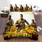 O Brother Where Art Thou? Movie Poster 2 Quilt Duvet Cover Set Double Super King