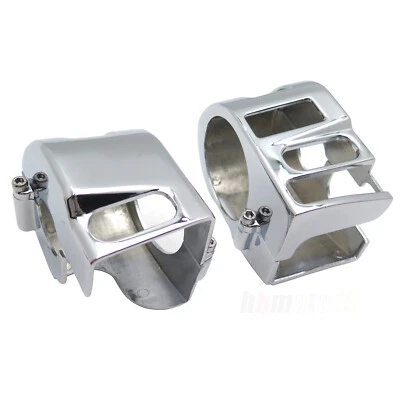 Switch Housing Cover Chrome For 99-12 Yamaha XVS V-Star 1100 Classic & Silverao - Image 1 of 4