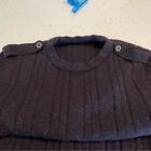 Maru Wool military style sweater size M