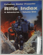 1x  V00385: Rifts: Index & Adventures - Volume One: 823: 1996: READ DESCRIPTION 