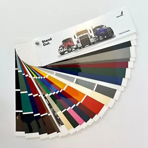 MACK Truck Color Reference Automotive Paint Chip Fan Deck - Picture 1 of 7