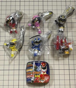 Power Rangers Goseiger figure key chain Lot 6 set retro Tokusatsu Japan m597 - Picture 1 of 3
