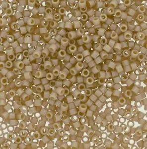 Miyuki Size 11 Delica Beads Duracoat Opaque Navajo White (DB2364) 5grams - Picture 1 of 1