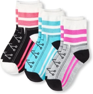 The Children's Place Big Girls' Calf Socks, Multi CLR 01410, L 3-6 - Picture 1 of 1