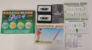 LEADERBOARD PAR4 GIOCO GOLF PER COMMODORE C64 CBM6/128 - SCATOLA E DOCUMENTI ORIGINALI - Foto 1 di 2
