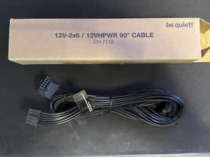 be quiet 12V-2X6 / 12VHPWR 90° CABLE PCI-E - Afbeelding 1 van 1