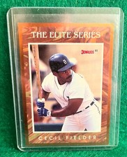 1991 Donruss Elite #6 Cecil Fielder Ltd. edition #7086 James J. Reeves graded NM