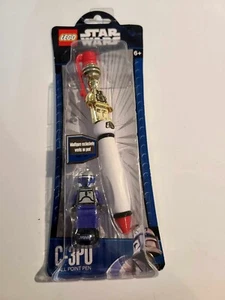 2010 LEGO Star Wars C-3PO Kugelschreiber mit Mandalorianer Minifigur-NEU - Bild 1 von 2