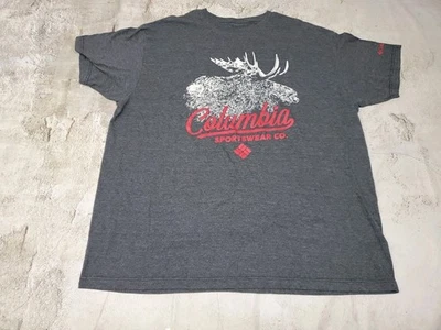 Camiseta masculina 2XL Columbia Sportswear cinza ao ar livre - Imagem 1 de 4