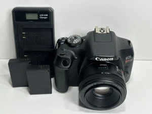 Canon EOS Rebel T7 24.1MP Digital SLR DSLR Camera with 50mm 1.8 - Picture 1 of 7
