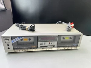 Technics RS-B11W Stereo Double Tape Dolby NR Record/Playback Cassette Deck Works - Bild 1 von 11