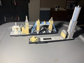 Lego Architechture Lot, New York 21034 and London 21028 Incomplete