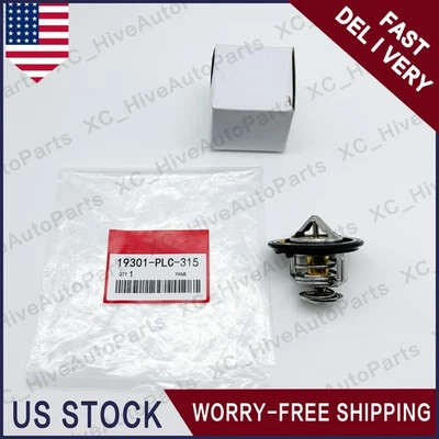 New For 2001-2005 Honda Civic Engine Thermostat w/ Gasket 19301-PLC-315 Foto 1 de 4