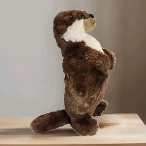 Wildlife Artist Brown River Otter Plush Stuffed Animal Toy 9" Realistic 2019 - Picture 1 of 9