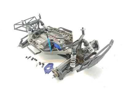 Traxxas Slash 4x4 HCG 1/10 Short Course Truck Roller Slider Chassis w/ Servo Use - Image 1 of 4