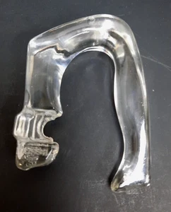 VTG  7759-H A-5 Pyrex Coffee Percolator Glass HANDLE ONLY  Replacement Part CHIP - Picture 1 of 6