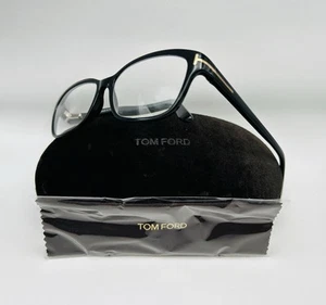 Tom Ford TF5142 001 Eyeglasses Frames Black & Gold 54mm - Picture 1 of 12