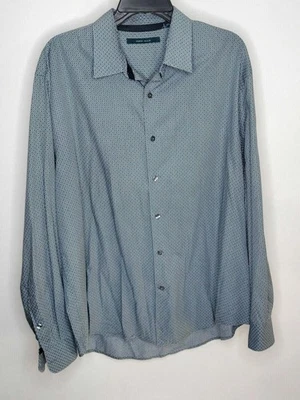 Perry Ellis Men's Button-Up Shirt Long Sleeve Green Size XXL 2XL 2X Pre-Owned - Image 1 of 4