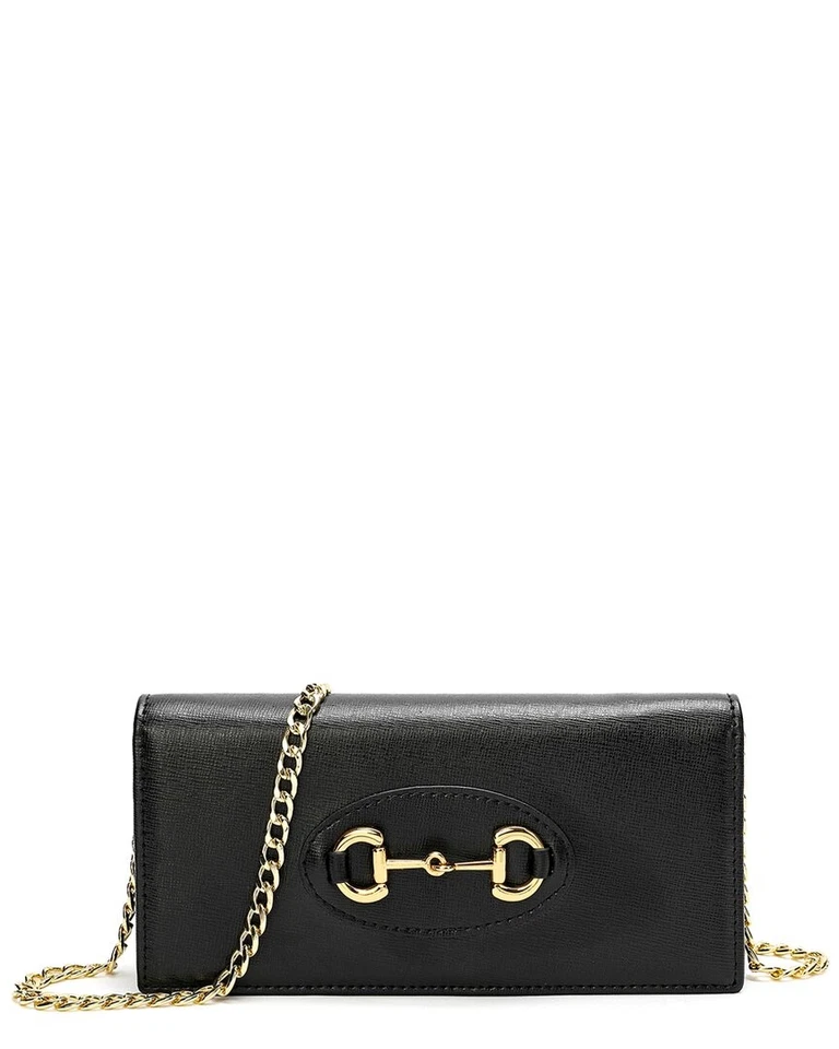 Tiffany & Fred Paris Leather Crossbody Women's Black - Image 1 of 3