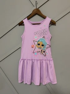 LOL Surprise Girls Dress Size 10/12 Purple #SplashQueen Sleeveless 31” - Picture 1 of 6