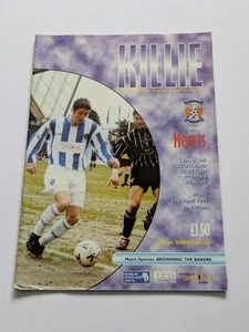Kilmarnock v Hearts Scottish Football Programme  SPL April 2001 - Picture 1 of 4
