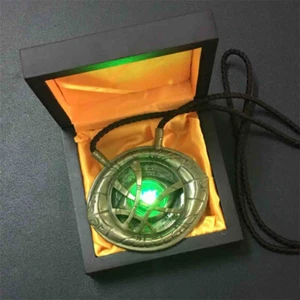 Movie Doctor Strange Eye of Agamotto 1:1 Metal Shine Pendant Action Figure Gift - Picture 1 of 8