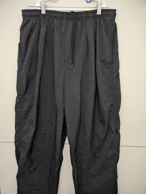 Pantalones Nike Niños XL NEGRO Rompevientos Pullon Tobillo Cremallera Tejidos De Colección Años 90 Etiqueta Blanca Foto 1 de 4