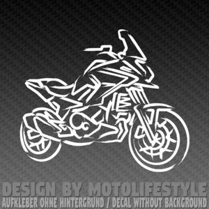 NC 750 X Calligraphy Vinyl Aufkleber Decal 13x10cm - Picture 1 of 3