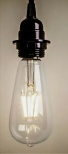 3x LED Vintage Filament LED Edison Bulb B22 Clear Decorative  Light 8W