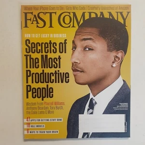 Fast Company Magazine Pharrell Williams Productive People MoviePass LearnVest - Picture 1 of 8