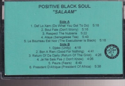 positive black soul salaam  cassette   promo 1996 - Image 1 of 2