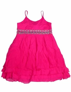 Kiki's Kloset Girls Spaghetti Strap Dress with Sequin and Bead Embellishment - Picture 1 of 3