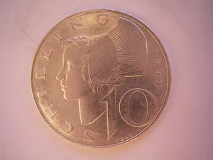 10 Schilling Silber Österreich 10 Schilling 1973 2. Republik Austria sehr schön, - Bild 1 von 2