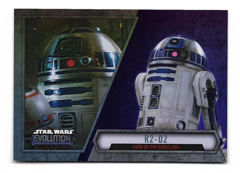 2016 Topps Star Wars Evolution PURPLE Lightsaber Parallel #78 R2-D2 - Image 1 of 1