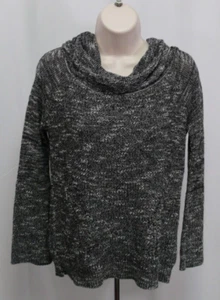 NWT Melrose & Market Sweater Gray Open Front cowl neck Stretch size Med - Picture 1 of 7