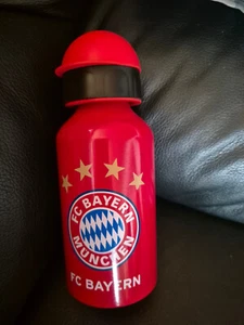 FC Bayern München Trinkflasche rot Aluminium 400 ml - Bild 1 von 3