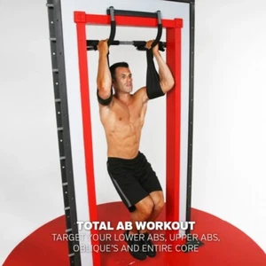 IRON GYM™ AB STRAPS PULL UP STRAPS, BRAND NEW PAIR, SEALED IN ORIGINAL PACKET - Picture 1 of 5
