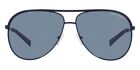 Armani Exchange AX2002 Sunglasses Matte Blue Dark Blue Polarized 61mm