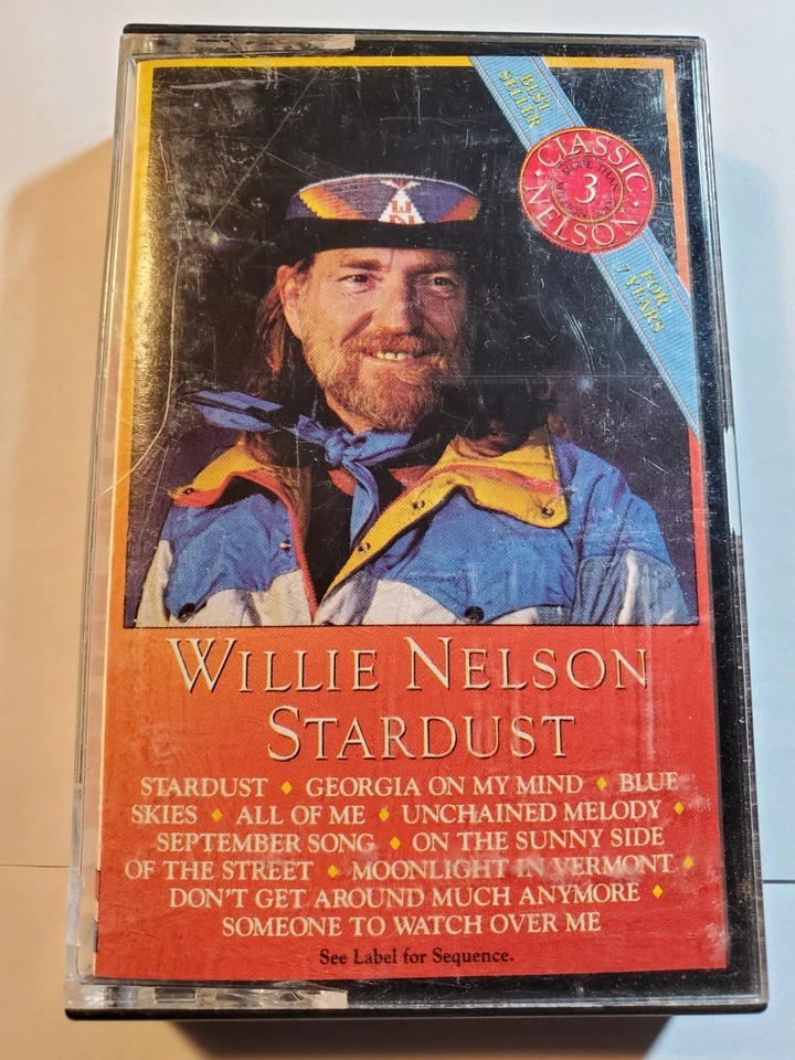 Willie Nelson - Stardust -Cassette - Columbia - VG+/EX CS15 - Image 1 of 1