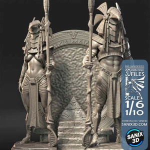 Stargate (Horus Guards) - Fan Art - 3D Print model kit - Picture 1 of 9